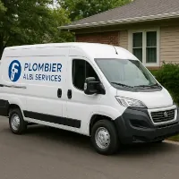 Camion de l'artisan plombier